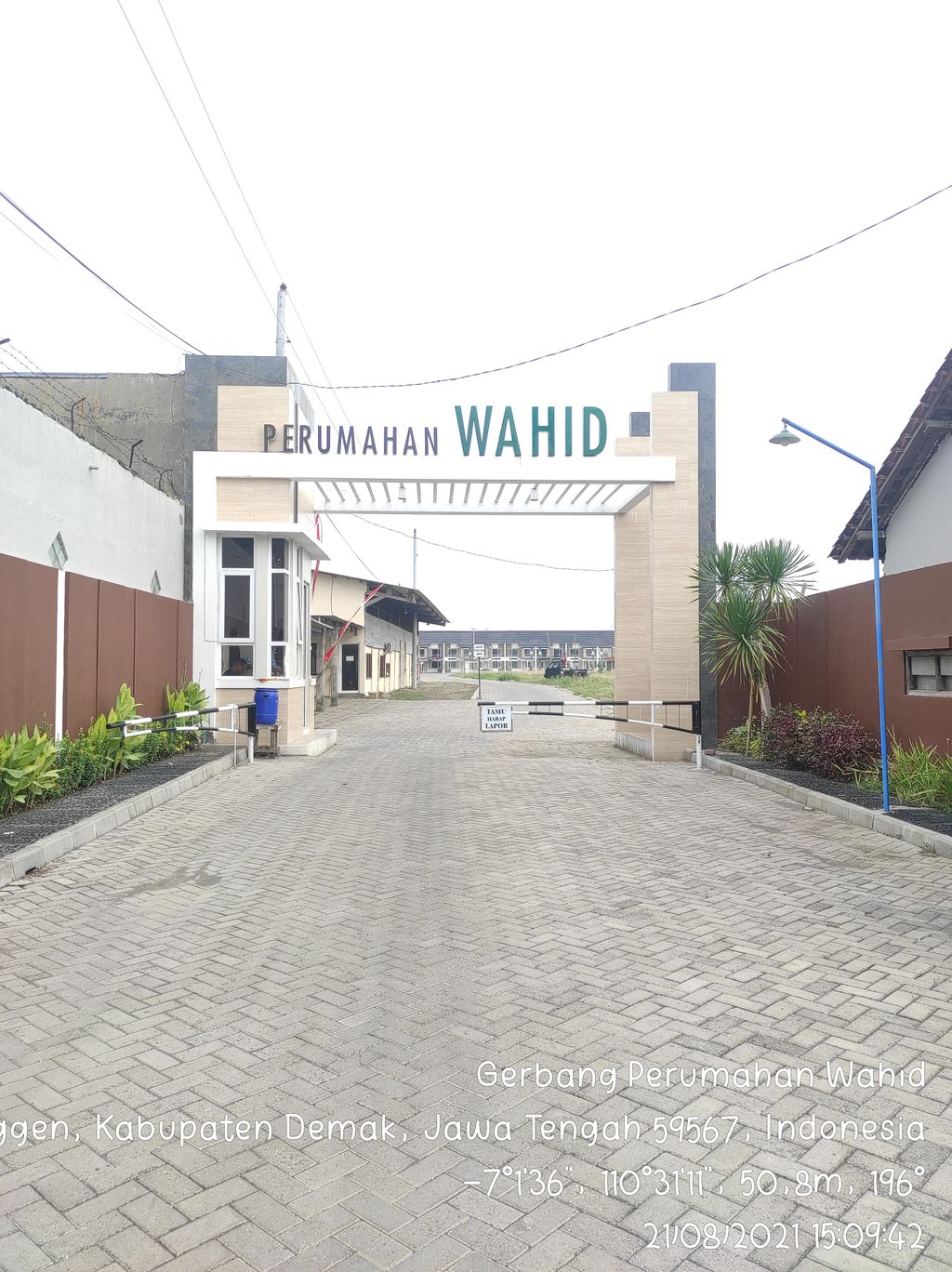 foto gerbang perumahan PERUMAHAN WAHID MRANGGEN 2