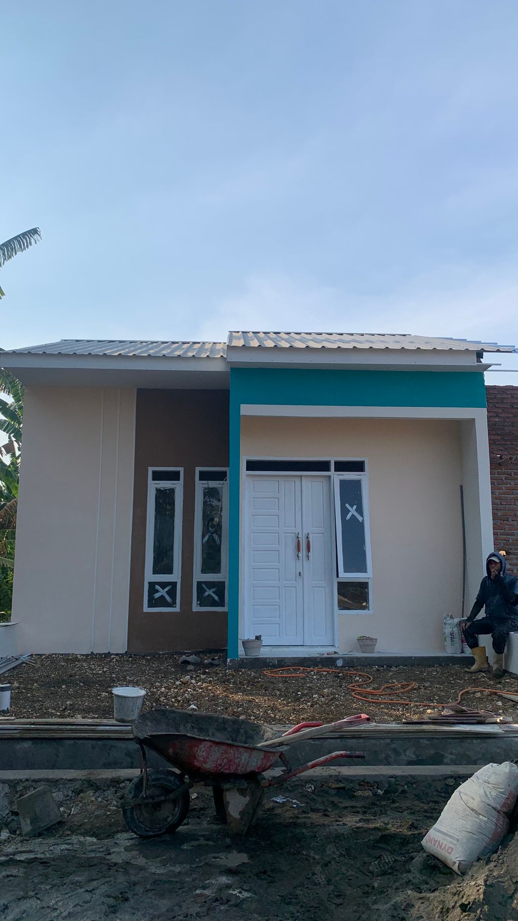 foto tampak rumah tipe 36/72 perumahan Aliyah Residence