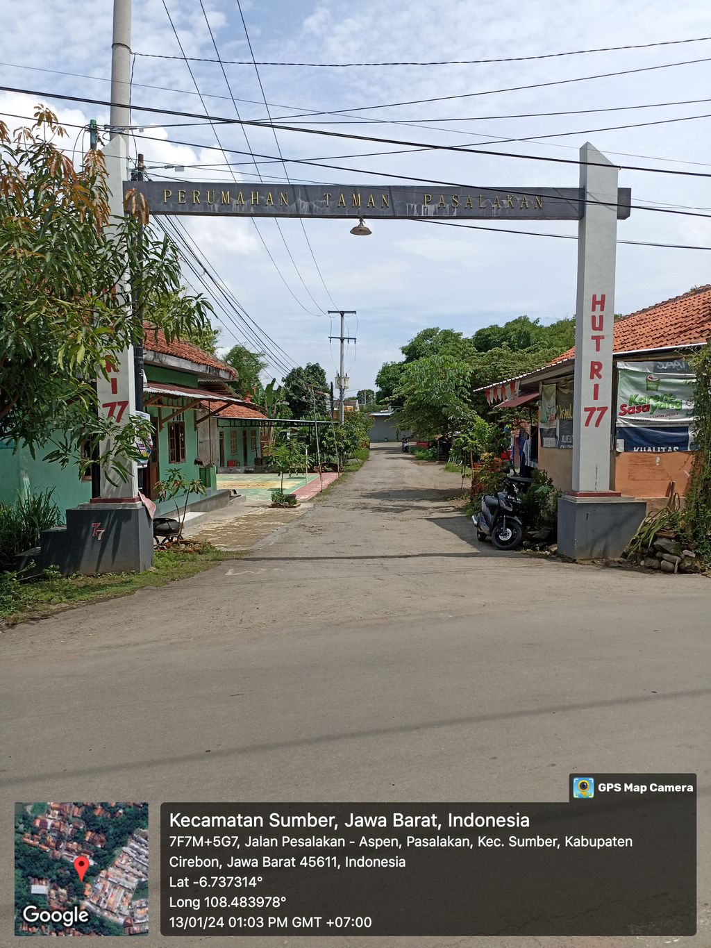 foto gerbang perumahan TAMAN PASALAKAN TAHAP 3