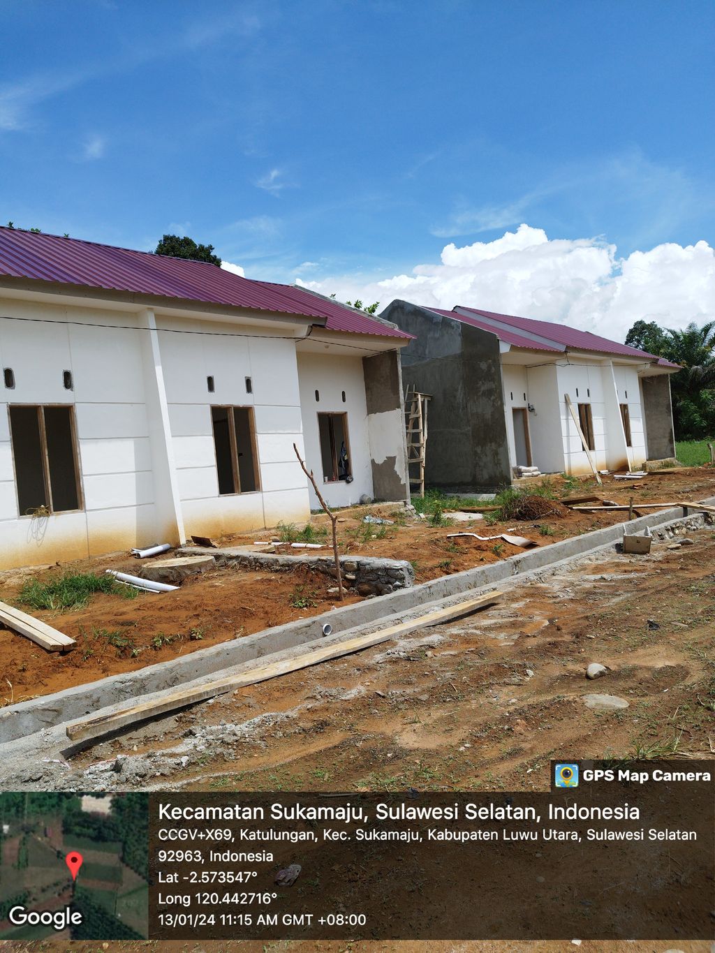 foto posisi tengah perumahan Rukma Persada Residence