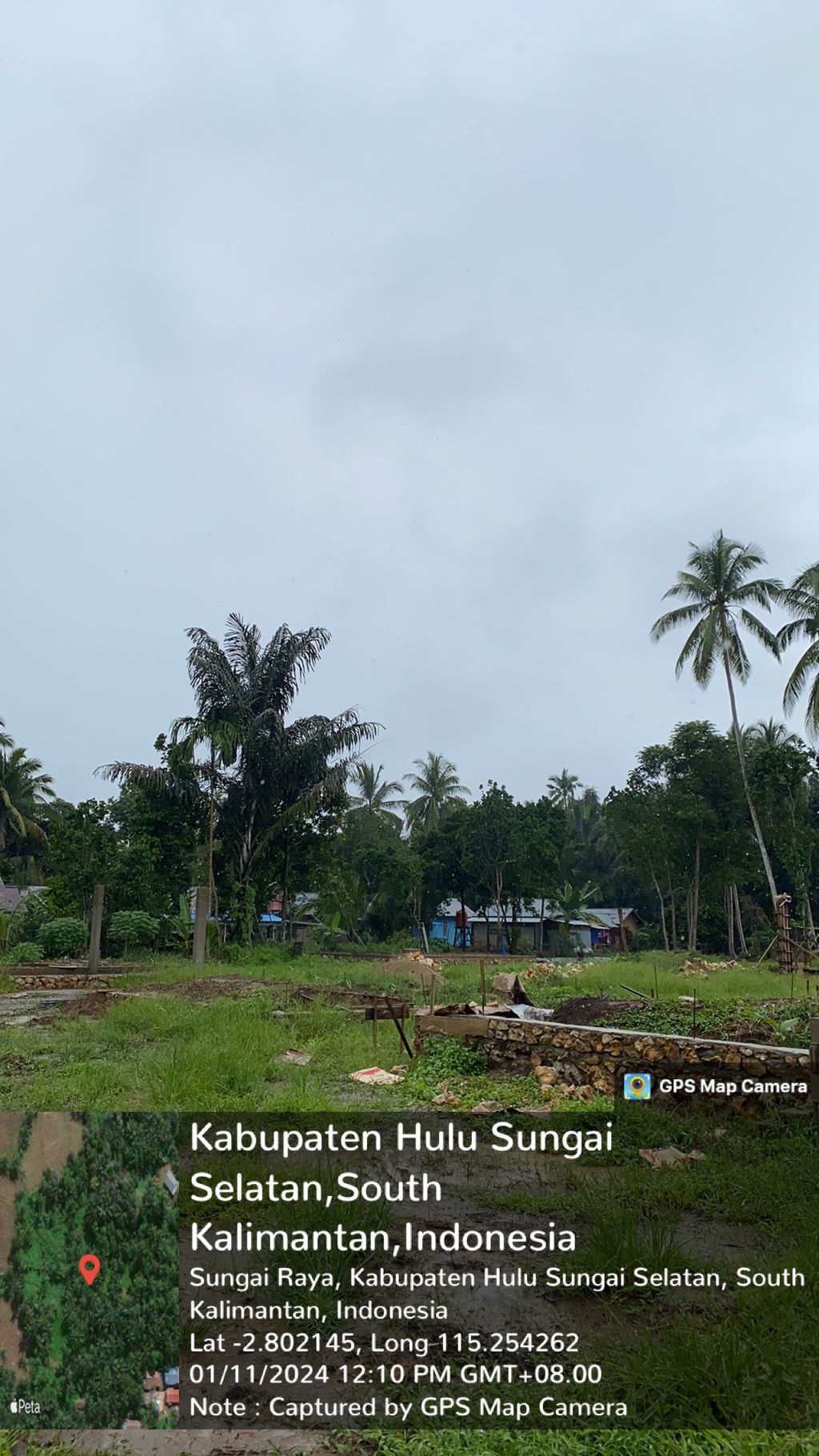 foto posisi tengah perumahan Pondok Bidadari Asri 3