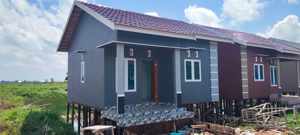 foto tampak rumah tipe 36 subsidi ( 2024 ) perumahan GRAND PURNAMA II