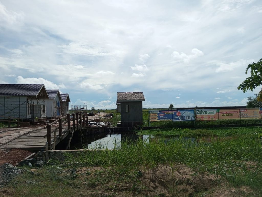 foto gerbang perumahan ZAHRA GREEN 2 TAHAP 2