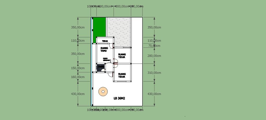 foto denah rumah tipe CITRA KIRANA 2.1 perumahan CITRA KIRANA 2.1