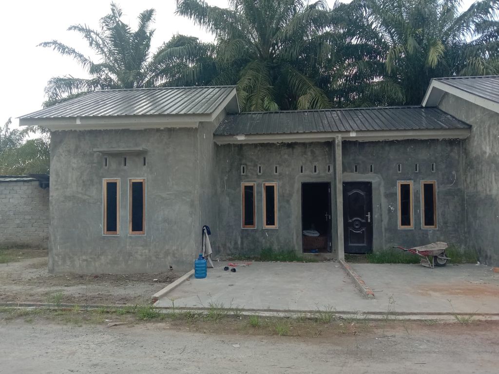 foto tampak rumah tipe 36 perumahan Samudera Residence