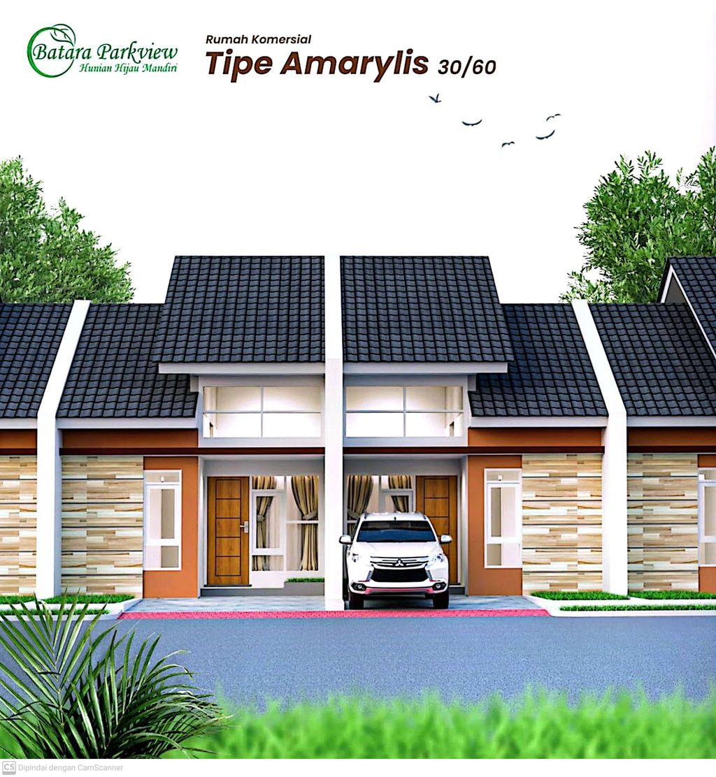 foto tampak rumah tipe AMARYLIS perumahan BATARA PARKVIEW 2