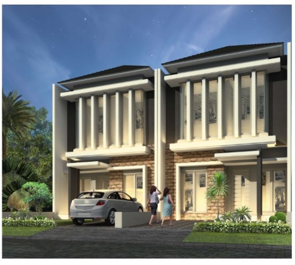 foto tampak rumah tipe PAPARACA 66 perumahan Wisata Bukit Sentul