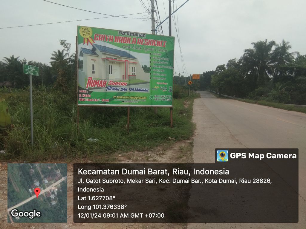 foto denah rumah tipe 36 perumahan GRIYA NABILA RESIDENCE