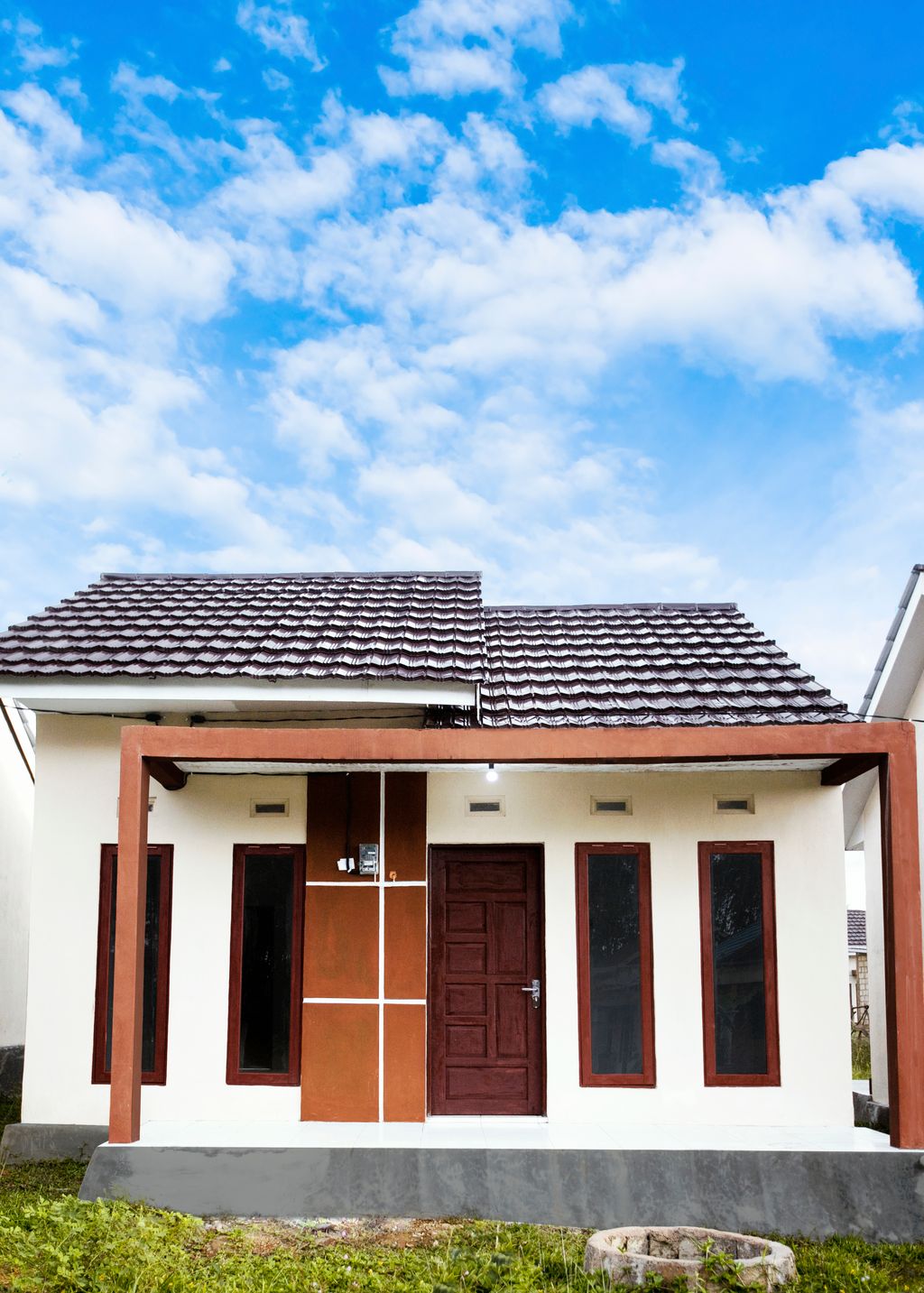 foto tampak rumah tipe 36 perumahan ISTANA RAYA 2