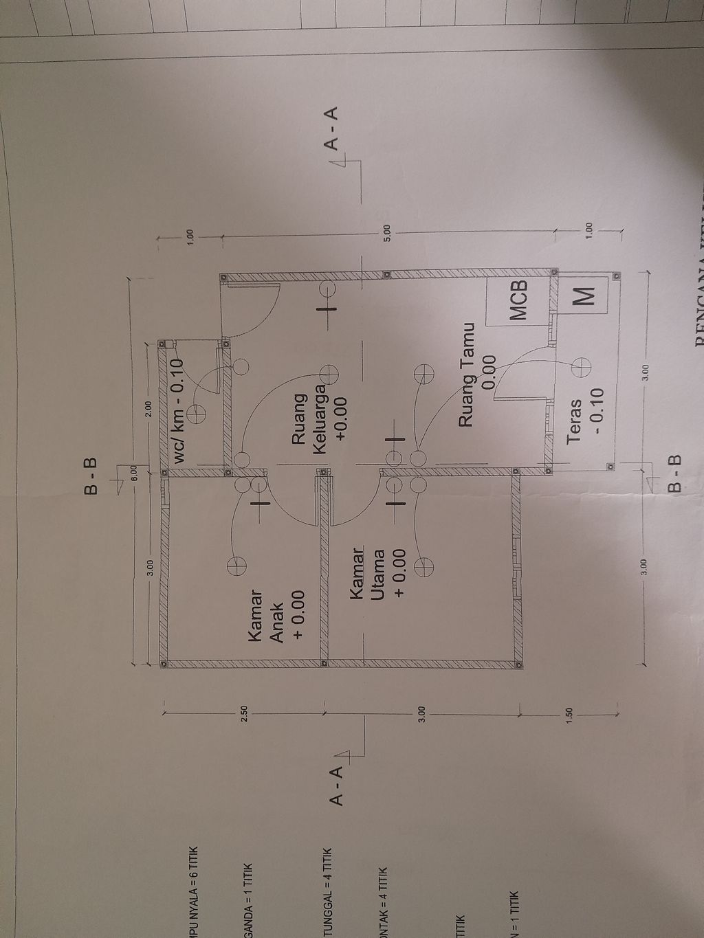 foto denah rumah tipe 36 perumahan ISTANA RAYA 2