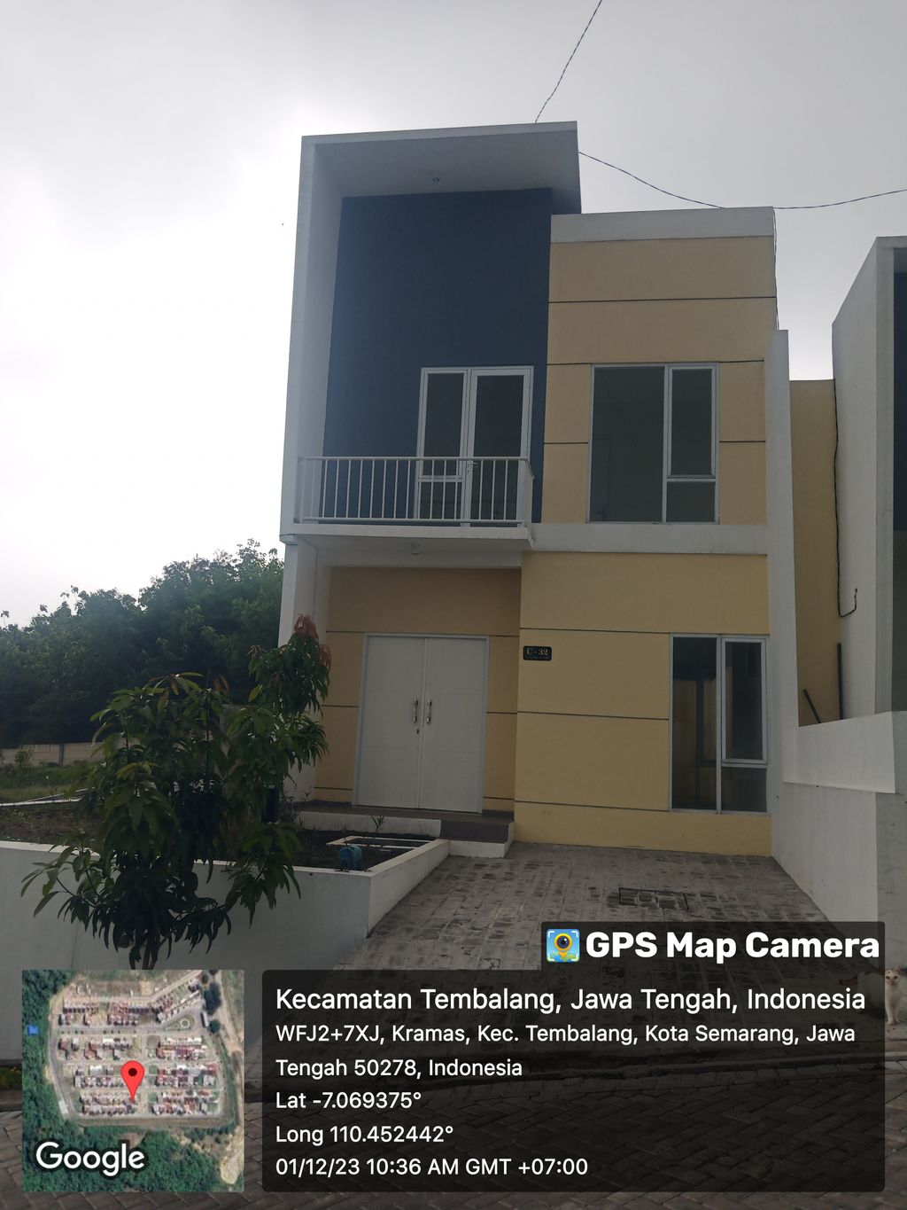 foto tampak rumah tipe SV  T.50 perumahan CLUSTER SIRANDA VIEW