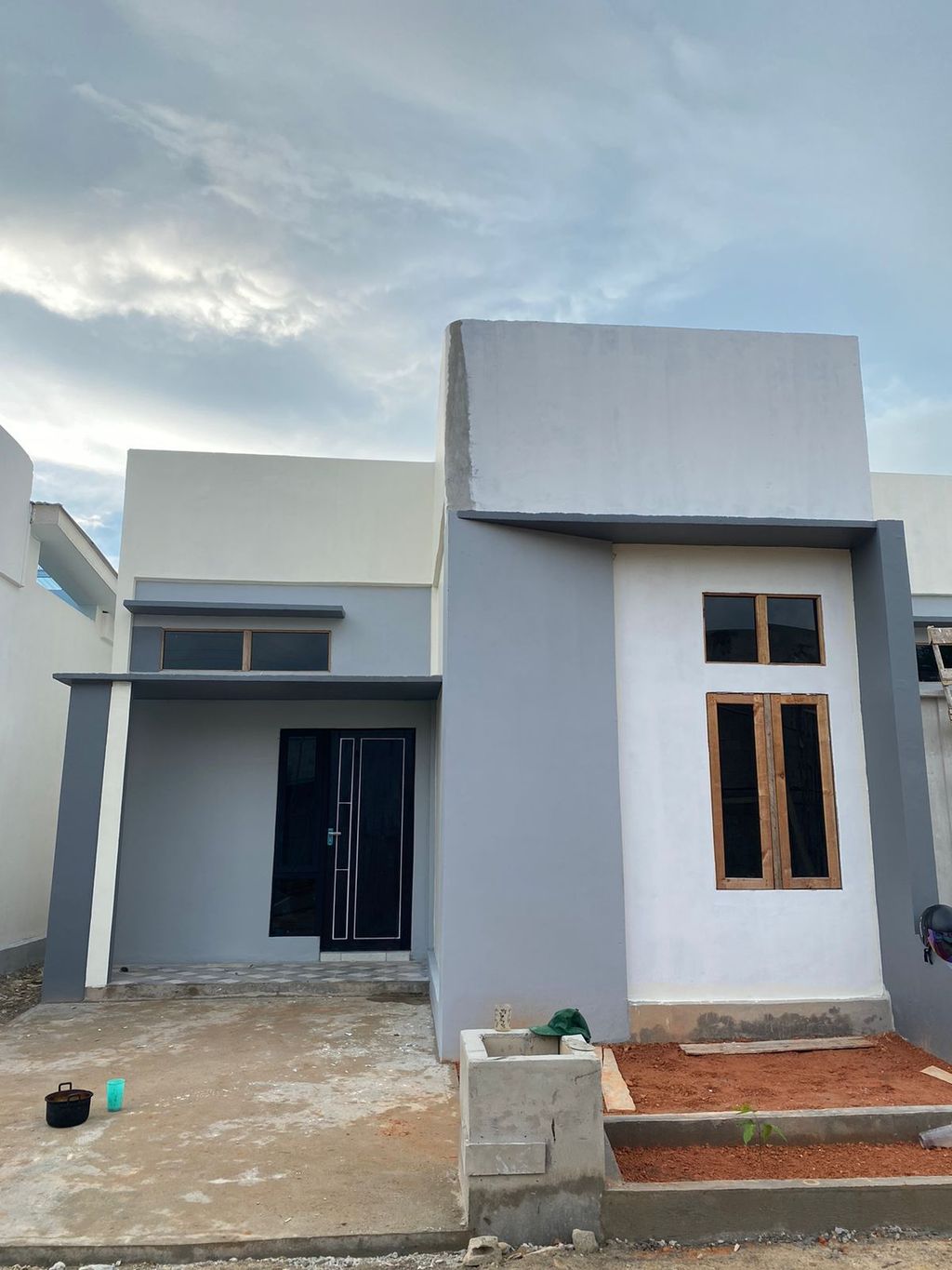 foto tampak rumah tipe 36 perumahan BAIHAQI REGENCY 2 TAHAP 3