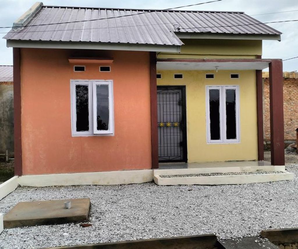 foto tampak rumah tipe 30/60 (PKM 2023) perumahan perumahan graha mantap residence