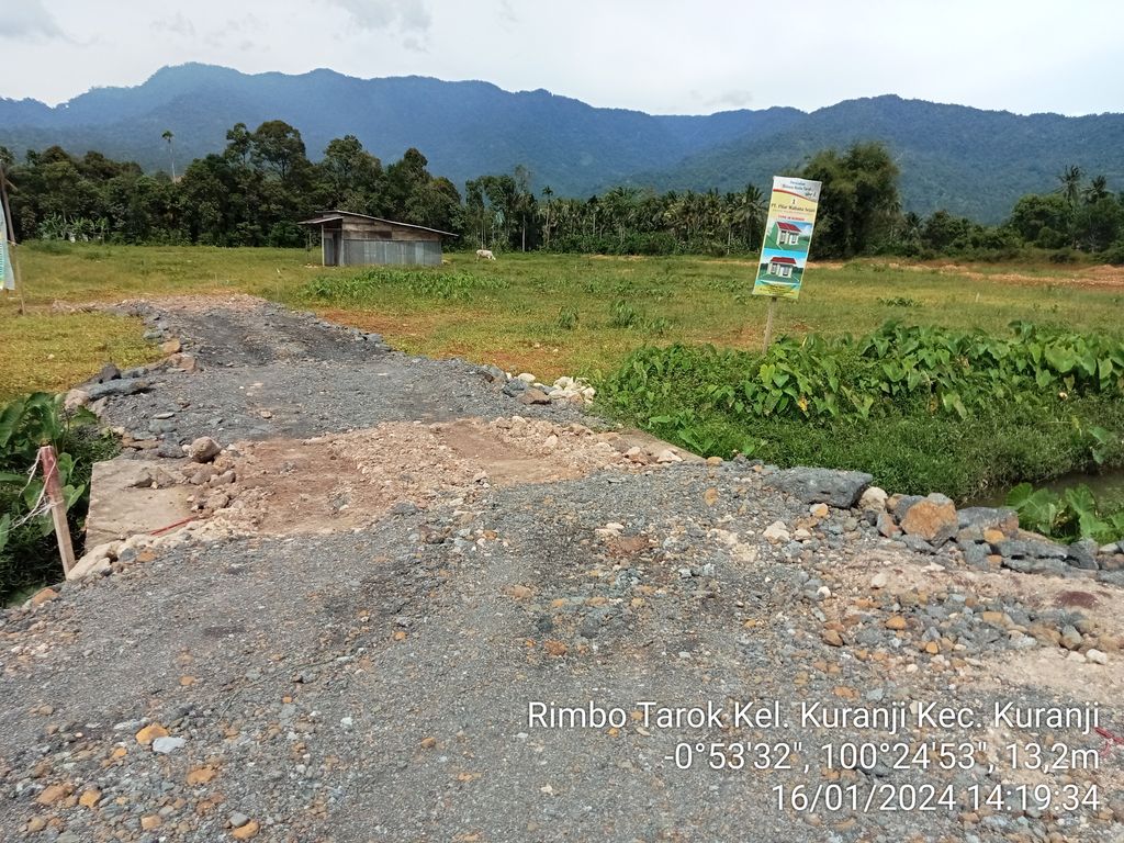 foto posisi tengah perumahan Wahana Rimbo Tarok Tahap II