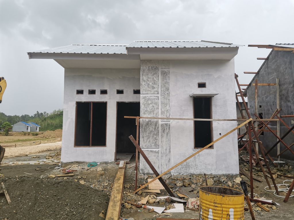 foto tampak rumah tipe 36 perumahan GRAND FR RESIDENCE