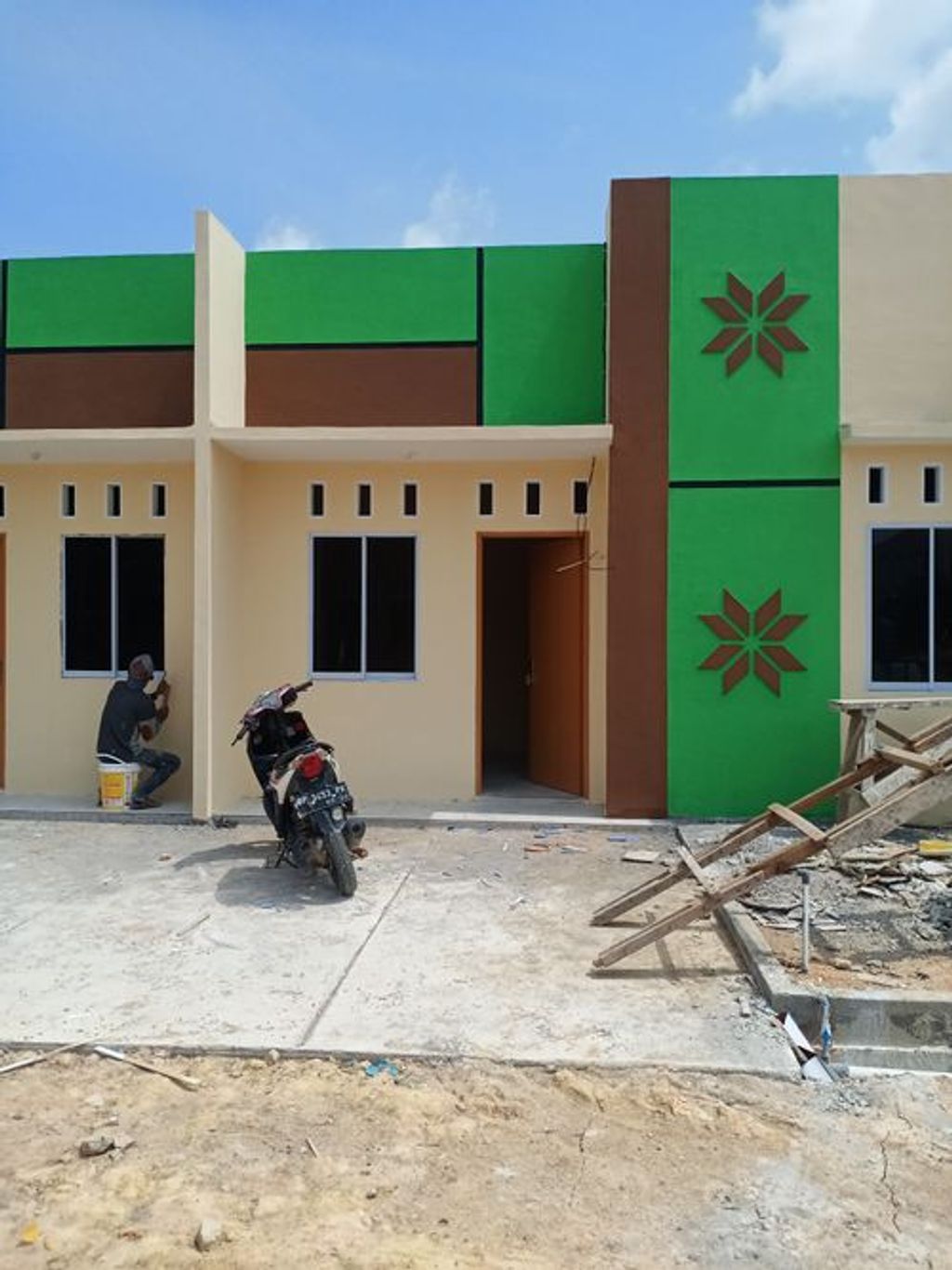 foto tampak rumah tipe 36 perumahan NICOLIA