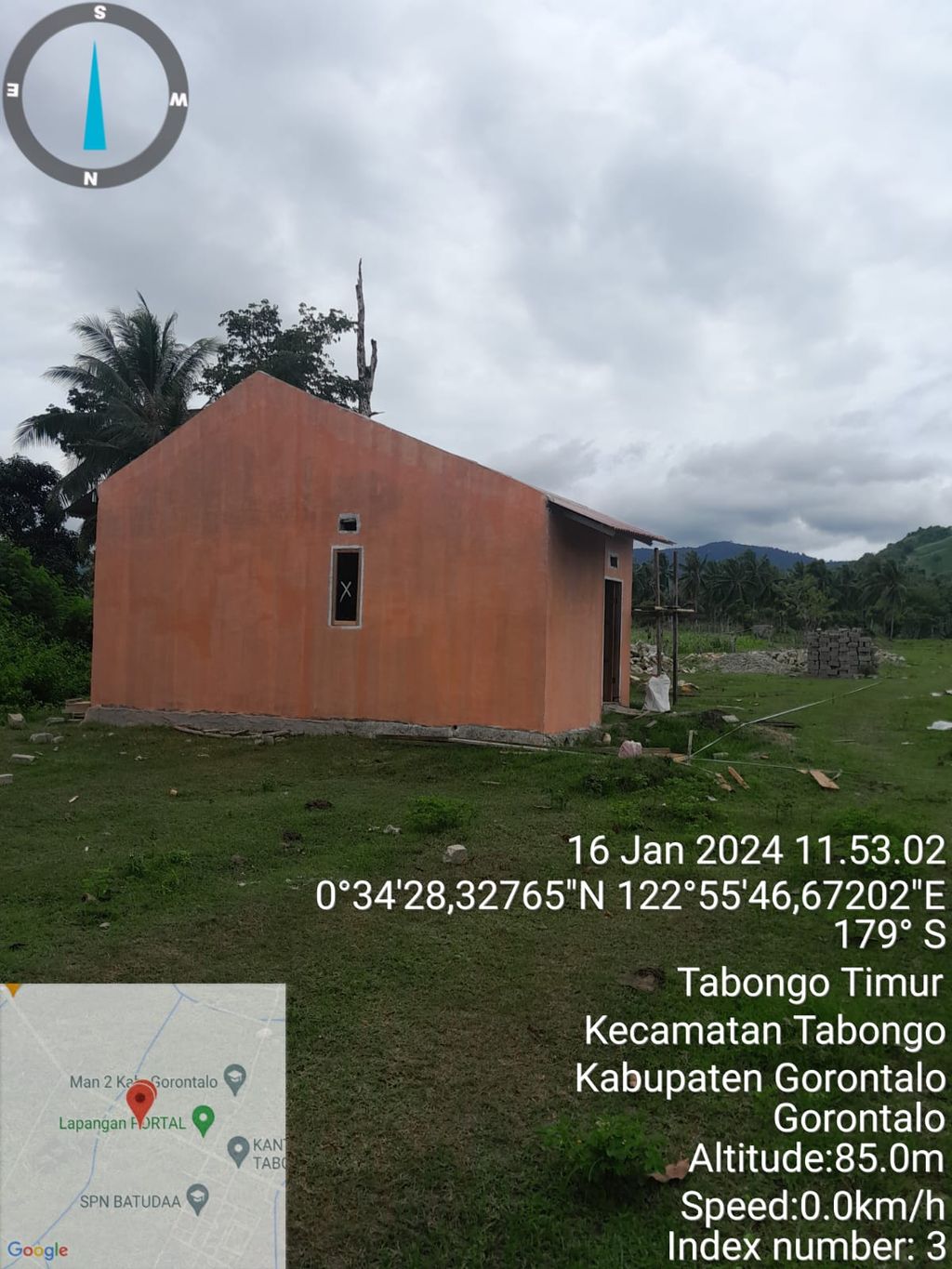 foto posisi tengah perumahan GREEN HULONTALO INDAH