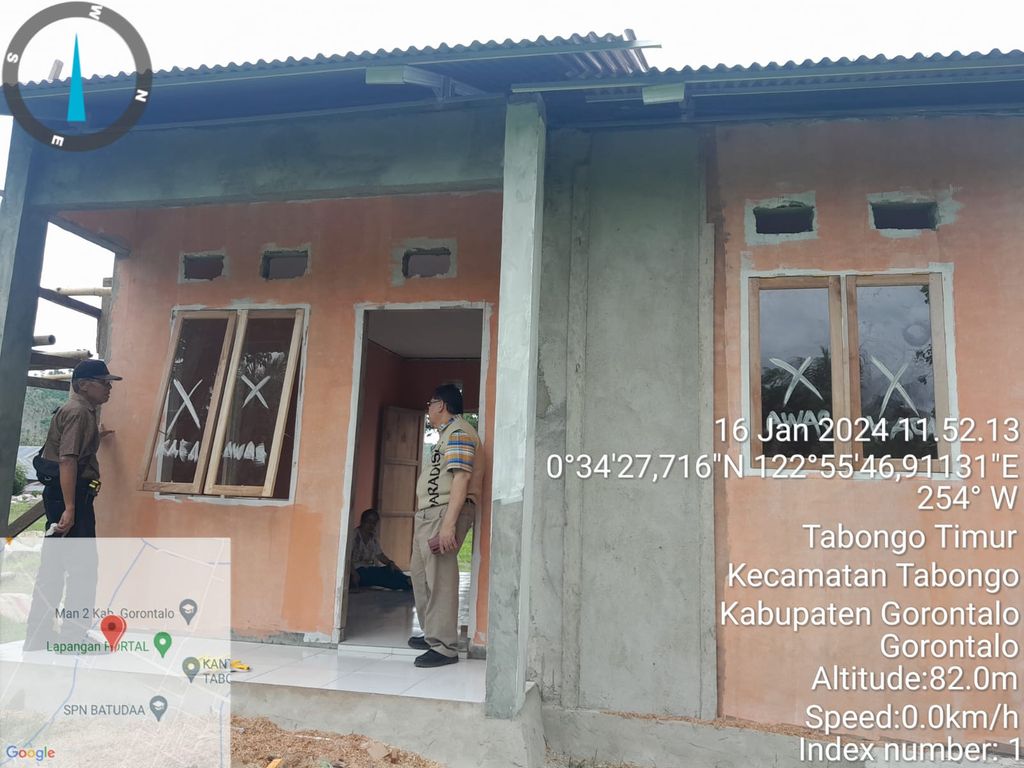 foto contoh rumah perumahan GREEN HULONTALO INDAH