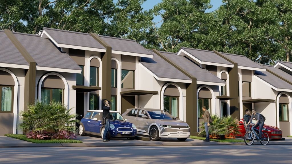 foto tampak rumah tipe 31/60 M3 perumahan ROYAL SENTRALAND BTP
