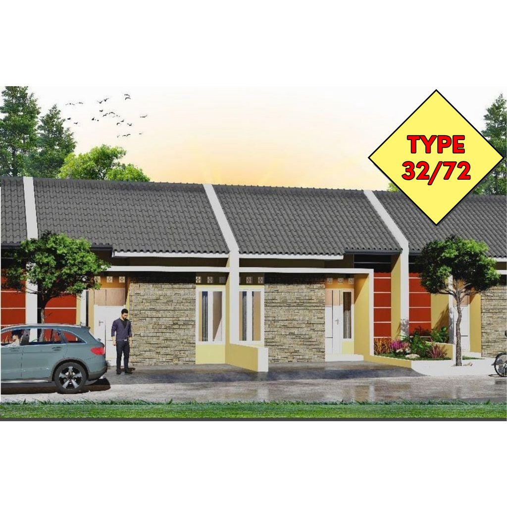 foto tampak rumah tipe 32/72 perumahan KETAPANG INDAH GRESIK (KIG)