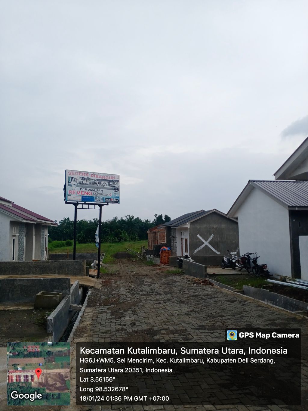 foto posisi tengah perumahan Reveno Residence 4