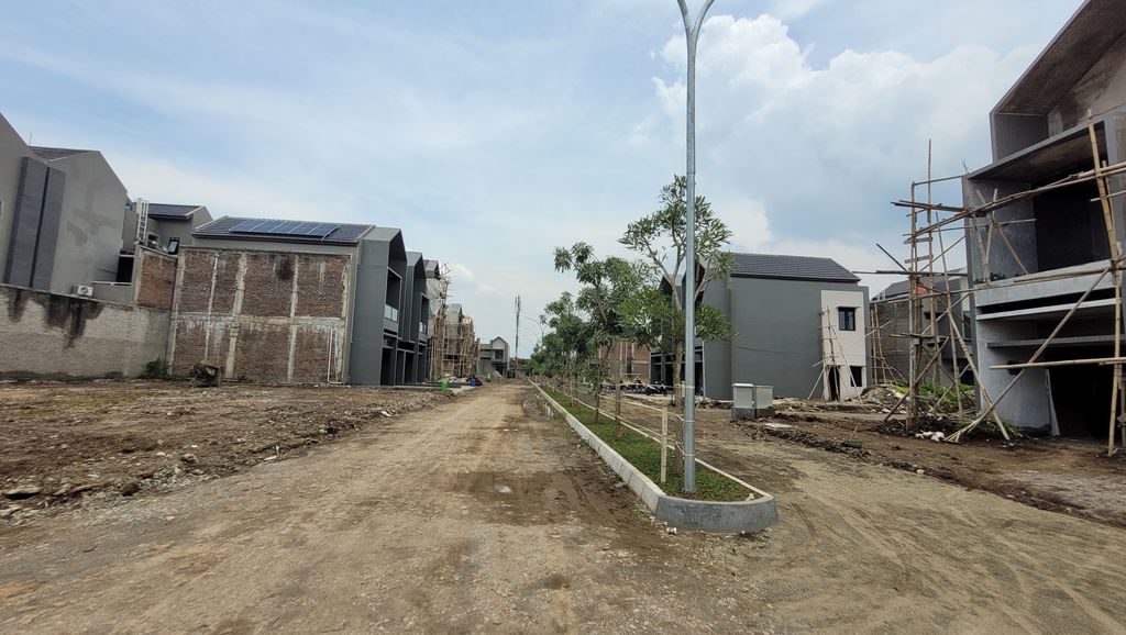 foto posisi tengah perumahan Kopo Harmonis Townhouse