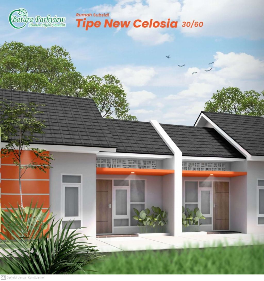foto tampak rumah tipe NEW CELOSIA perumahan BATARA PARKVIEW 2
