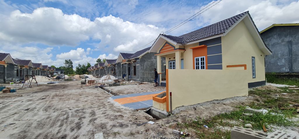 foto posisi tengah perumahan CASADOVA PASIR PUTIH TAHAP V