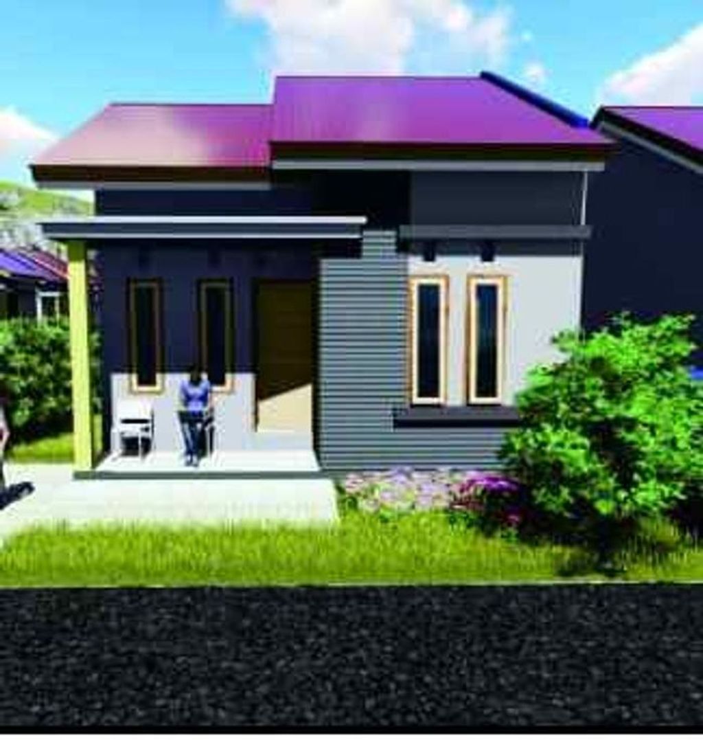 foto tampak rumah tipe 36 perumahan CECERIA RESIDENCE LANJUTAN TAHAP III