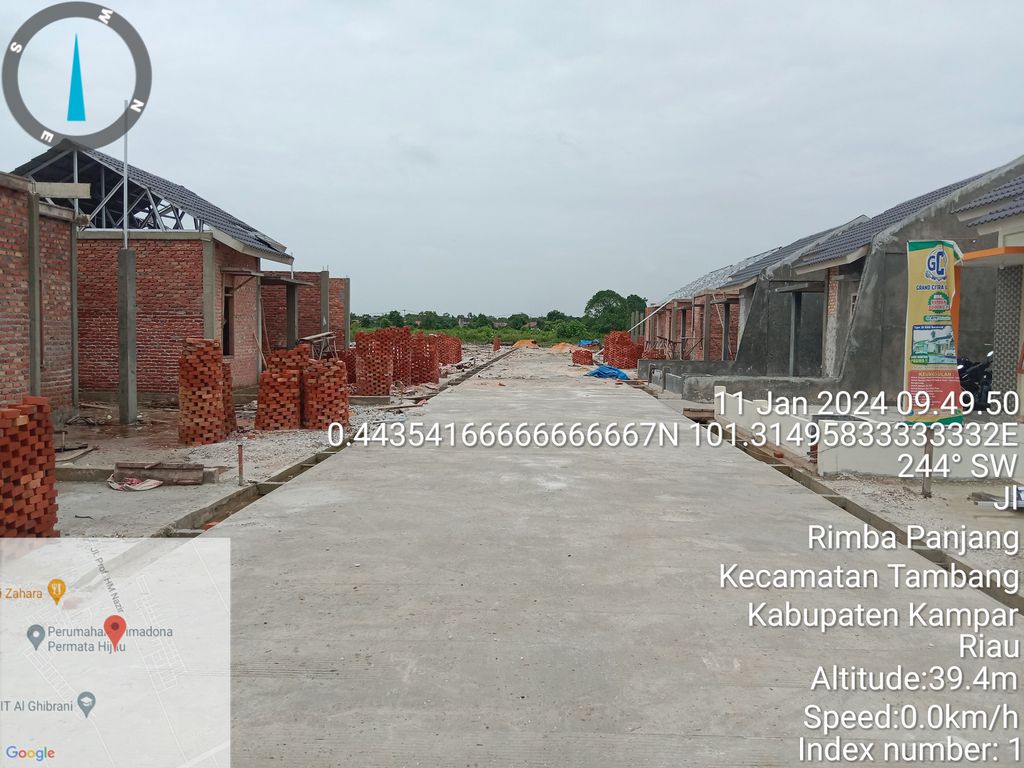 foto posisi tengah perumahan GRAND CITRA LESTARI