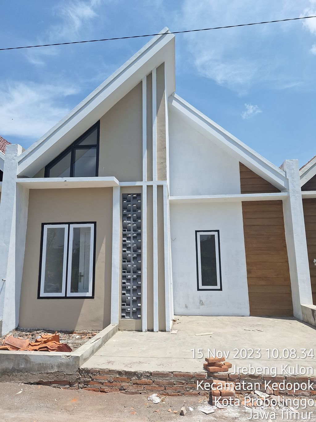 foto tampak rumah tipe 36 perumahan CAHAYA RESIDENCE INDRAGIRI