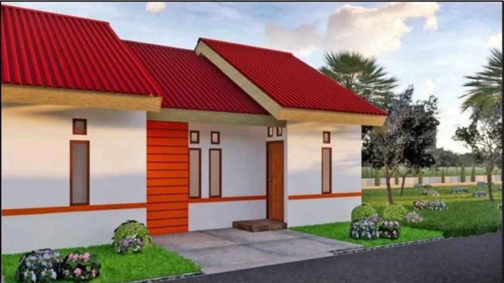foto tampak rumah tipe 36 perumahan CENDANA STAR LAND