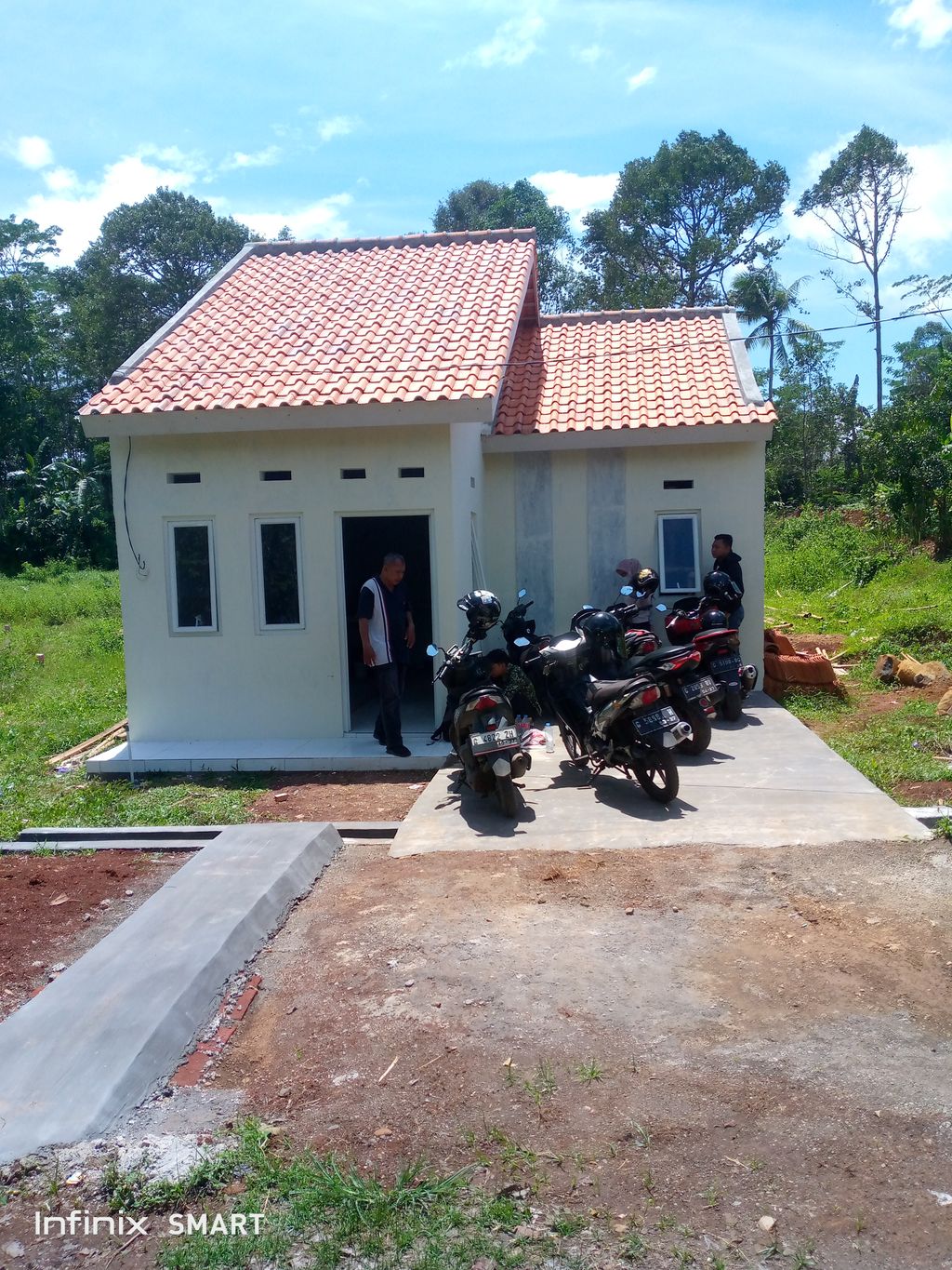 foto contoh rumah perumahan Griya Wahid asri bakalan