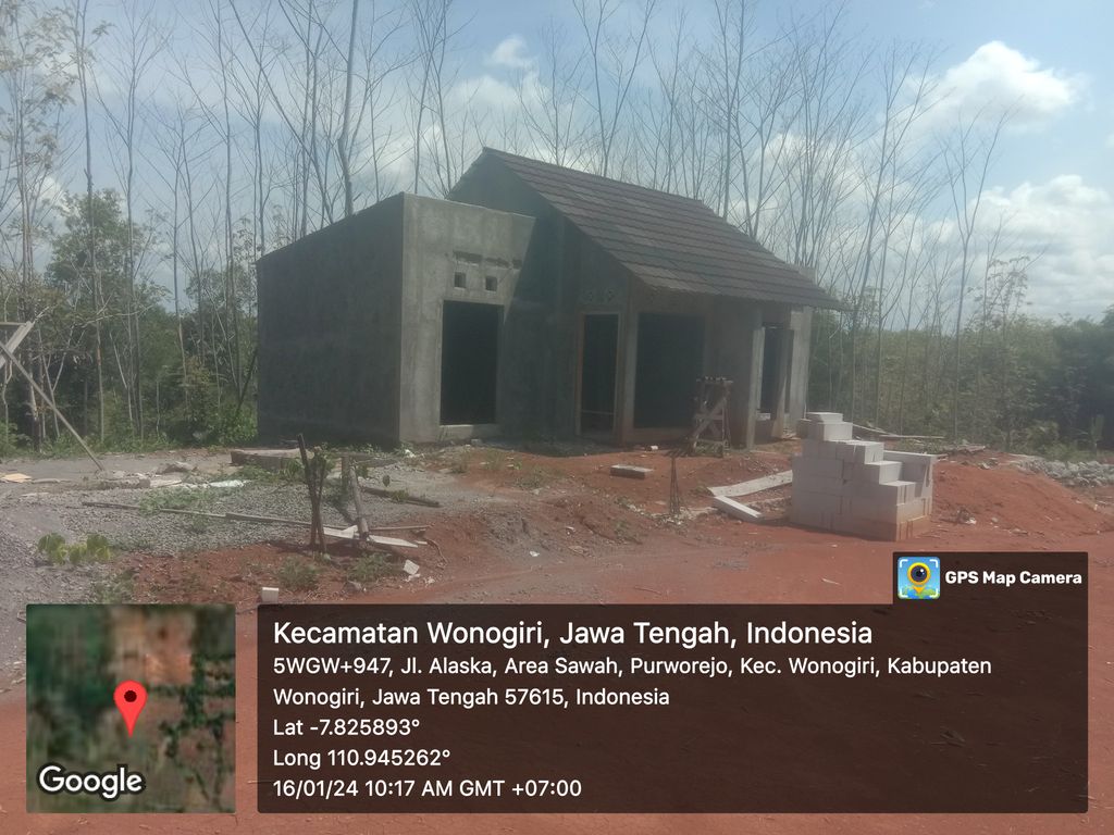 foto posisi tengah perumahan MUSTIKA HILL