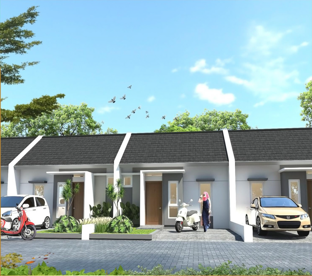 foto tampak rumah tipe 34 perumahan Graha Swa Bhuwana-03