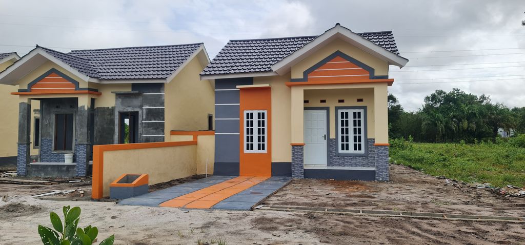 foto tampak rumah tipe 36 SUBSIDI perumahan CASADOVA KR. MUCHTAR