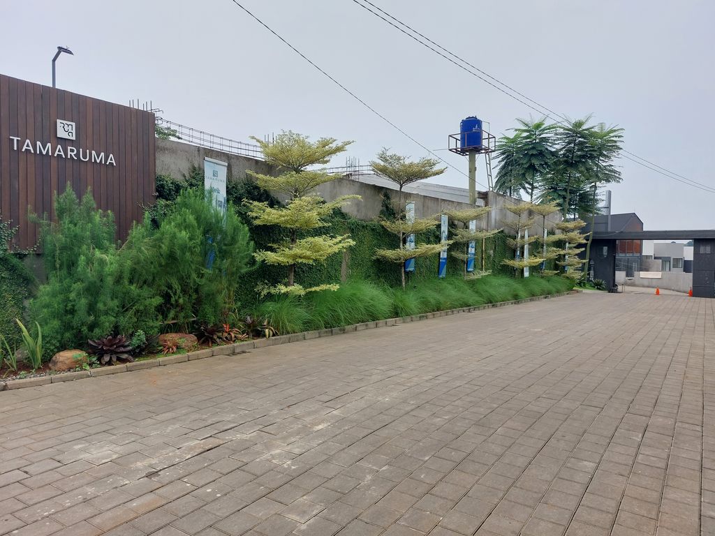 foto gerbang perumahan TAMARUMA
