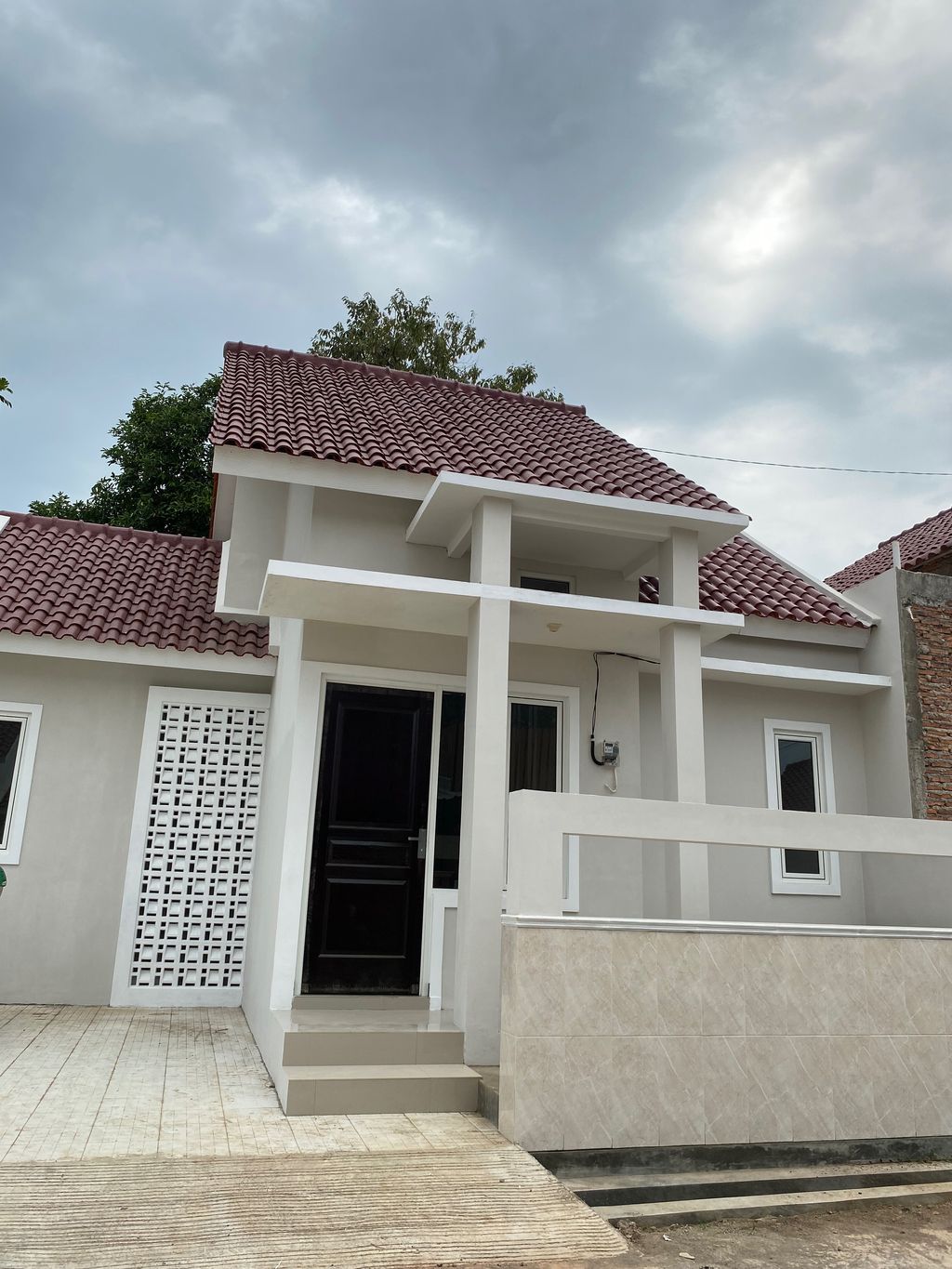 foto tampak rumah tipe 36+ perumahan CEMPAKA RESIDENCE BATANG