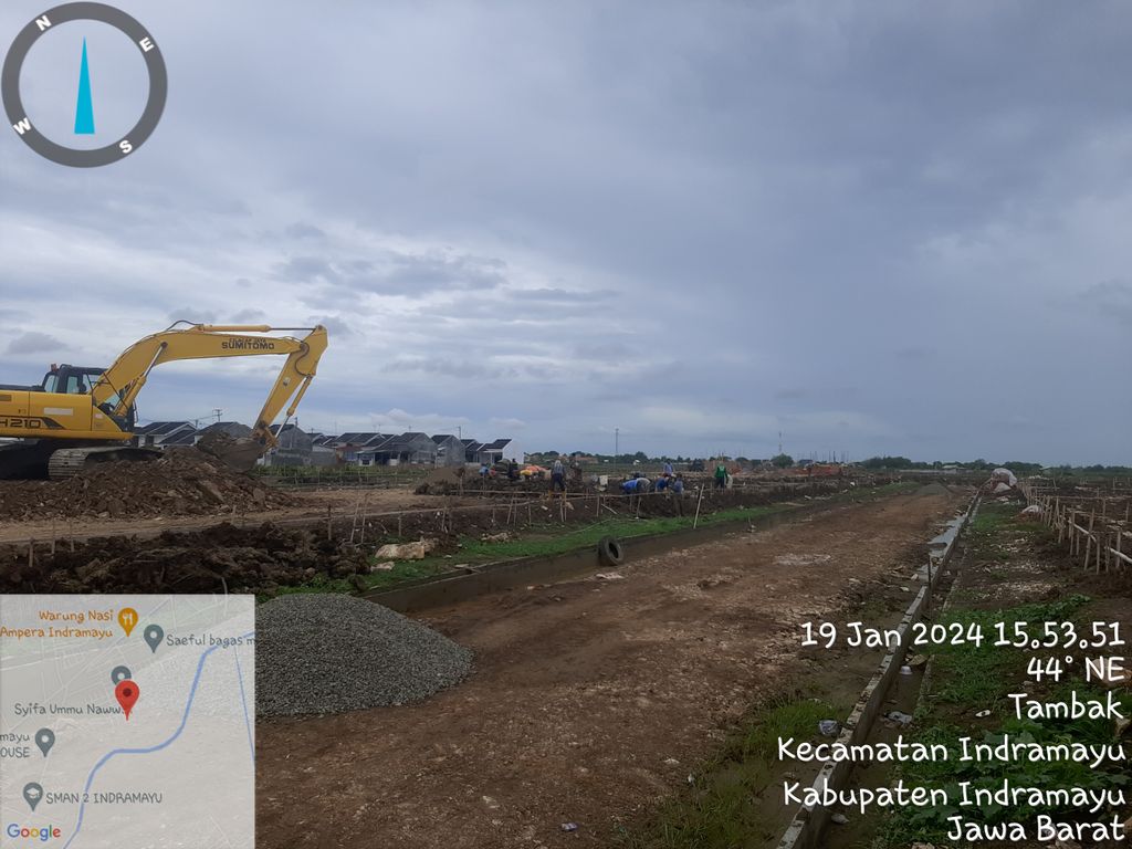 foto posisi tengah perumahan ALANA VILLAGE INDRAMAYU