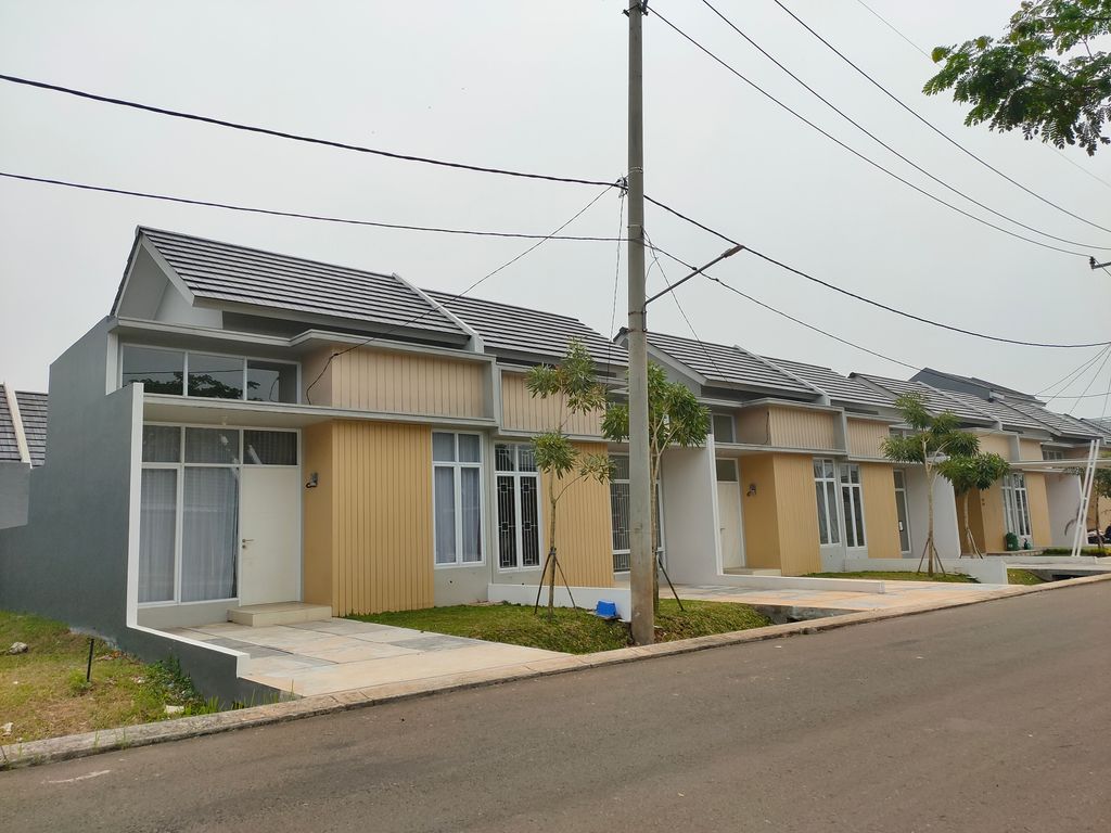 foto contoh rumah perumahan THE RIVER TAHAP 2