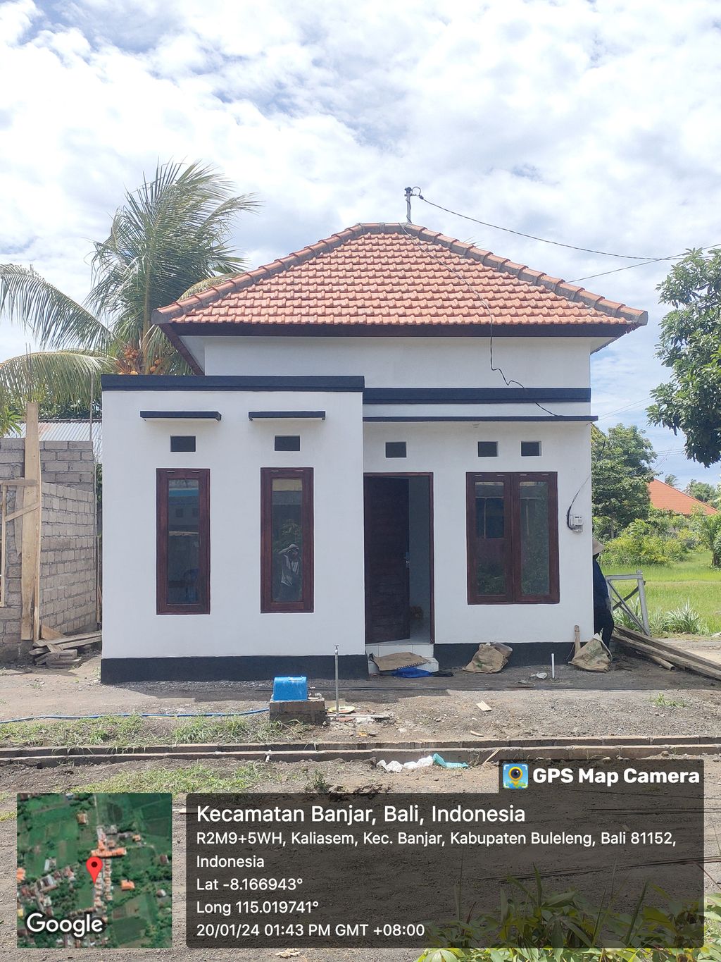 foto tampak rumah tipe 30 perumahan PERUM GADUG PESONA ASRI 3
