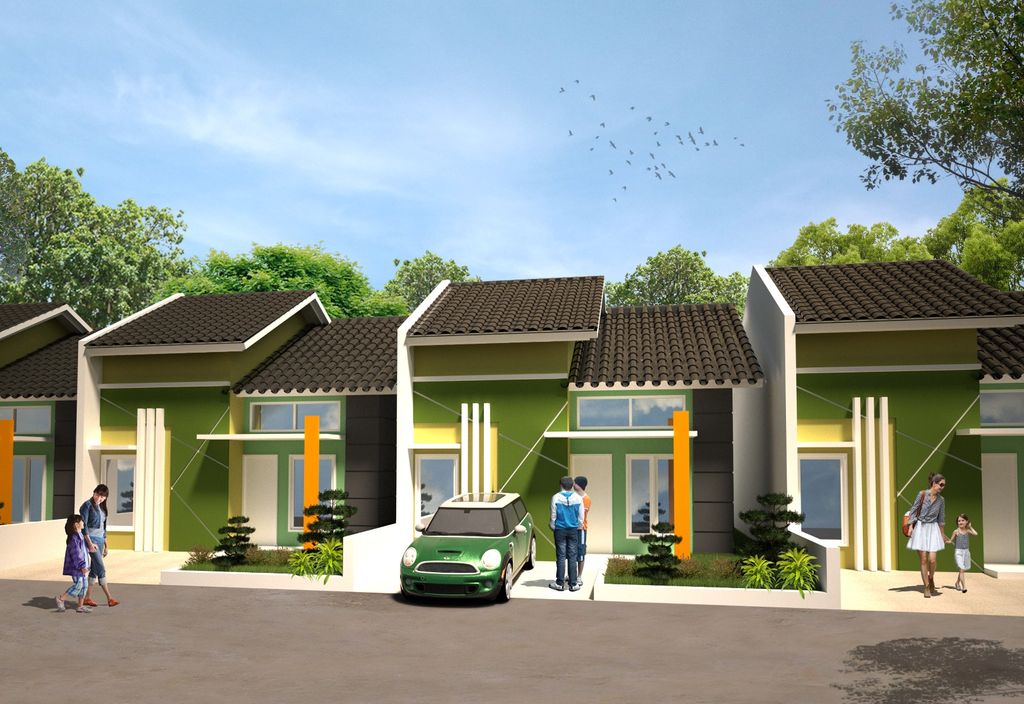 foto tampak rumah tipe Rumah Tinggal 58/90 perumahan DUTA HILL RESIDENCE II