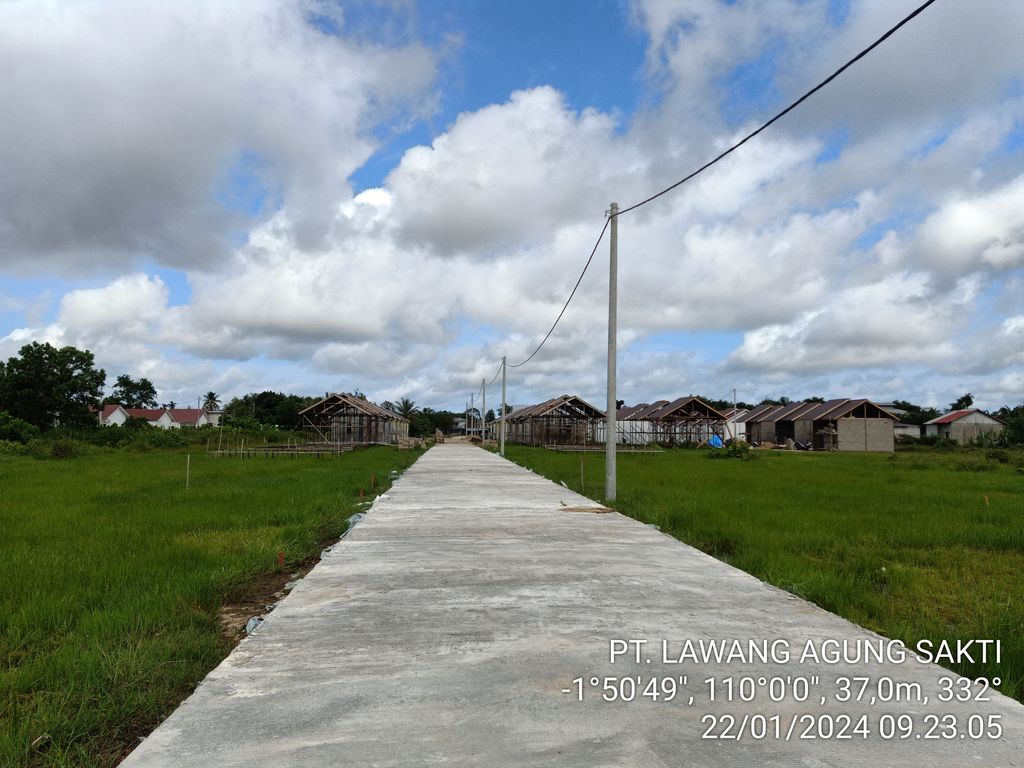 foto posisi tengah perumahan GREEN AULIA 2