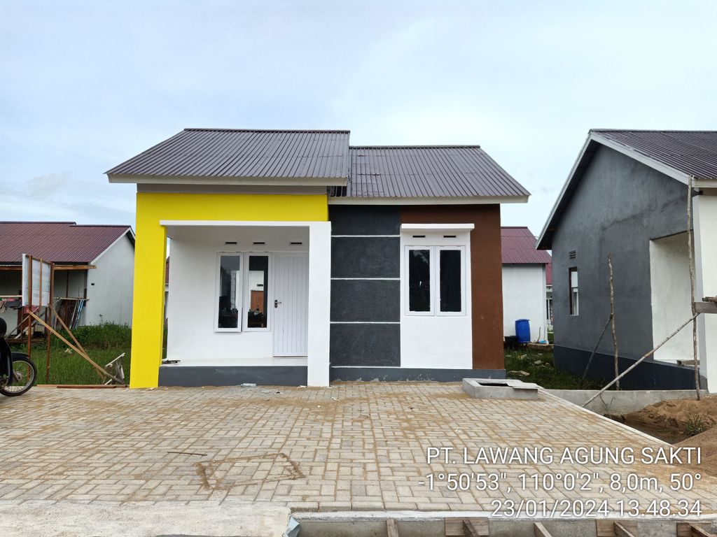foto contoh rumah perumahan GREEN AULIA 2