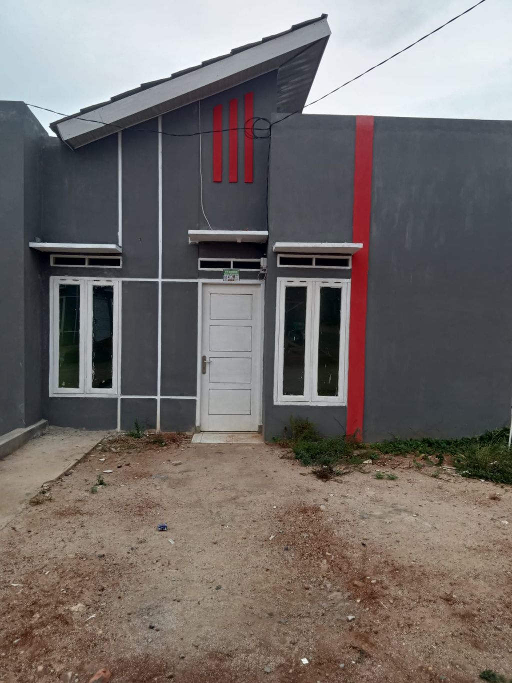 foto tampak rumah tipe 36/75 (Subsidi 2024) perumahan Bumi Berkah Residence (Lanjutan)