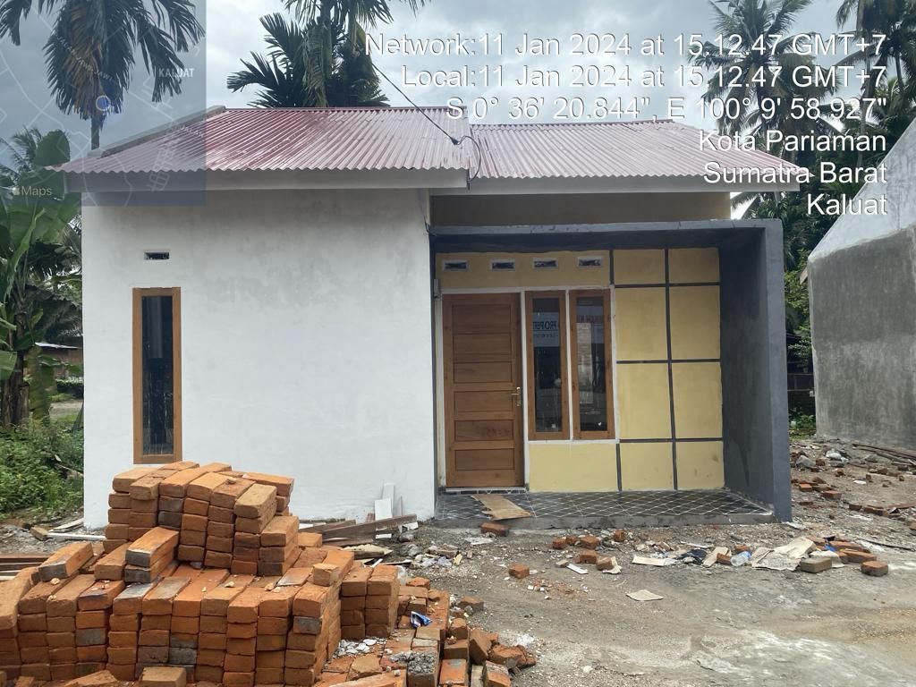 foto tampak rumah tipe AMINAH KHALID RESIDENCE 2 36/90 perumahan AMINAH KHALID RESIDENCE 2