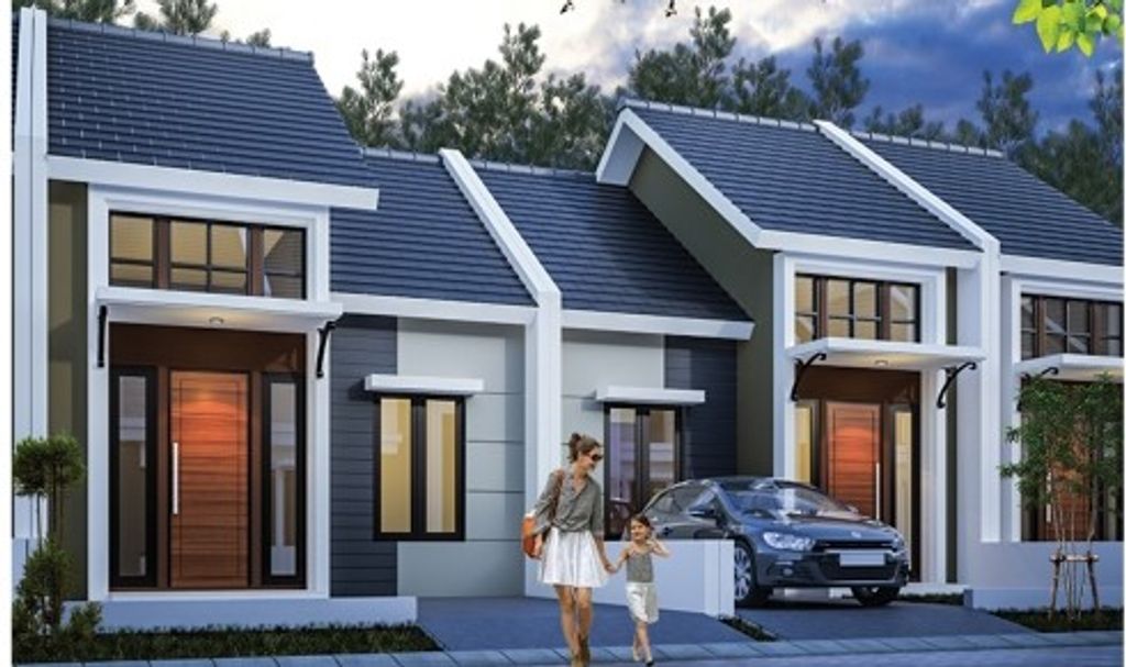 foto tampak rumah tipe 42/90F perumahan ALANA REGENCY TAMBAK OSO