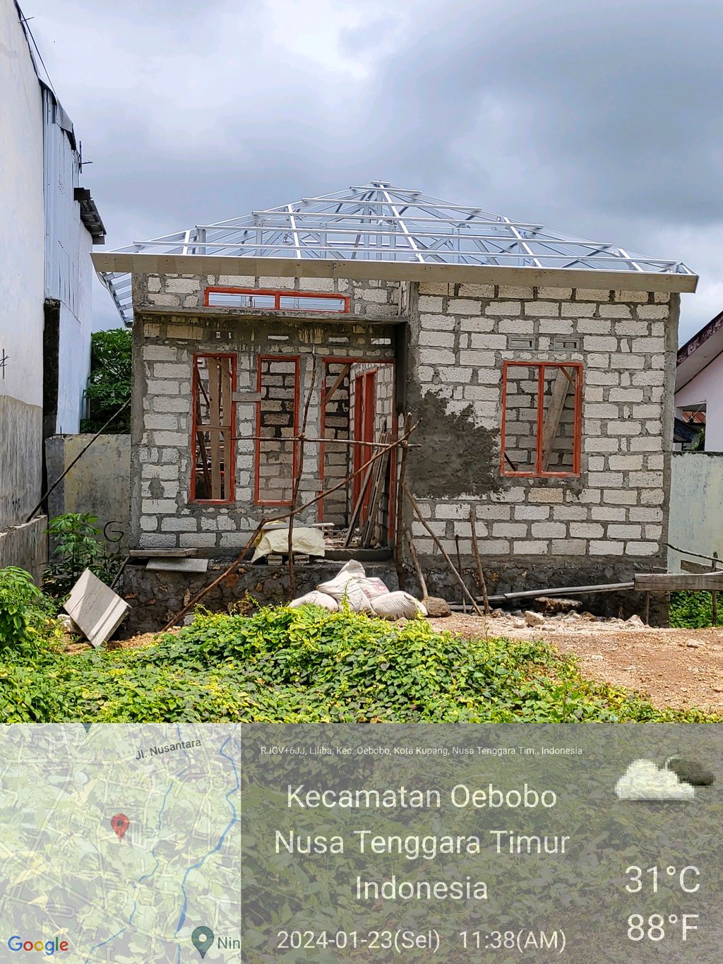 foto gerbang perumahan Liliba 4 Residence