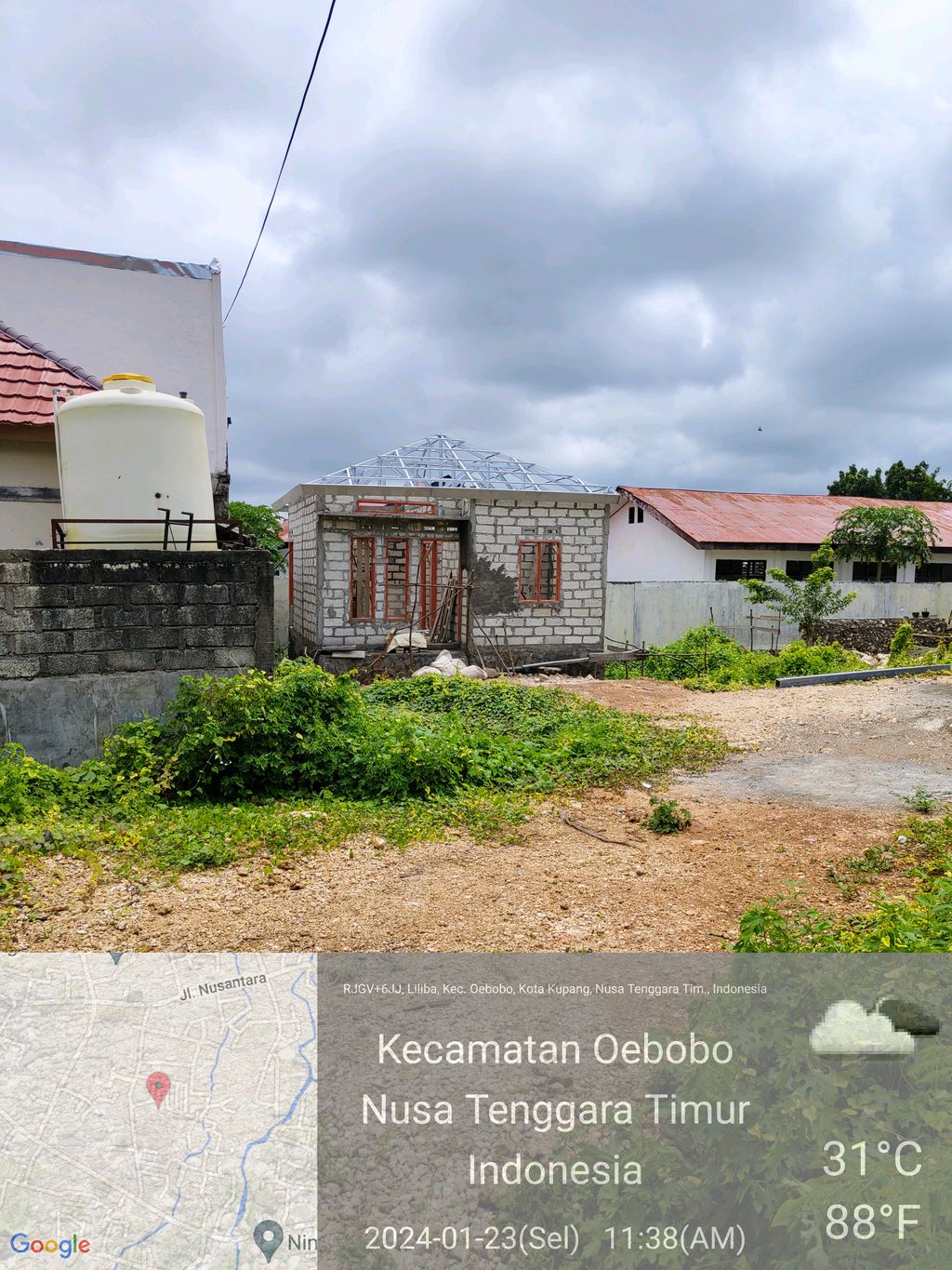 foto posisi tengah perumahan Liliba 4 Residence