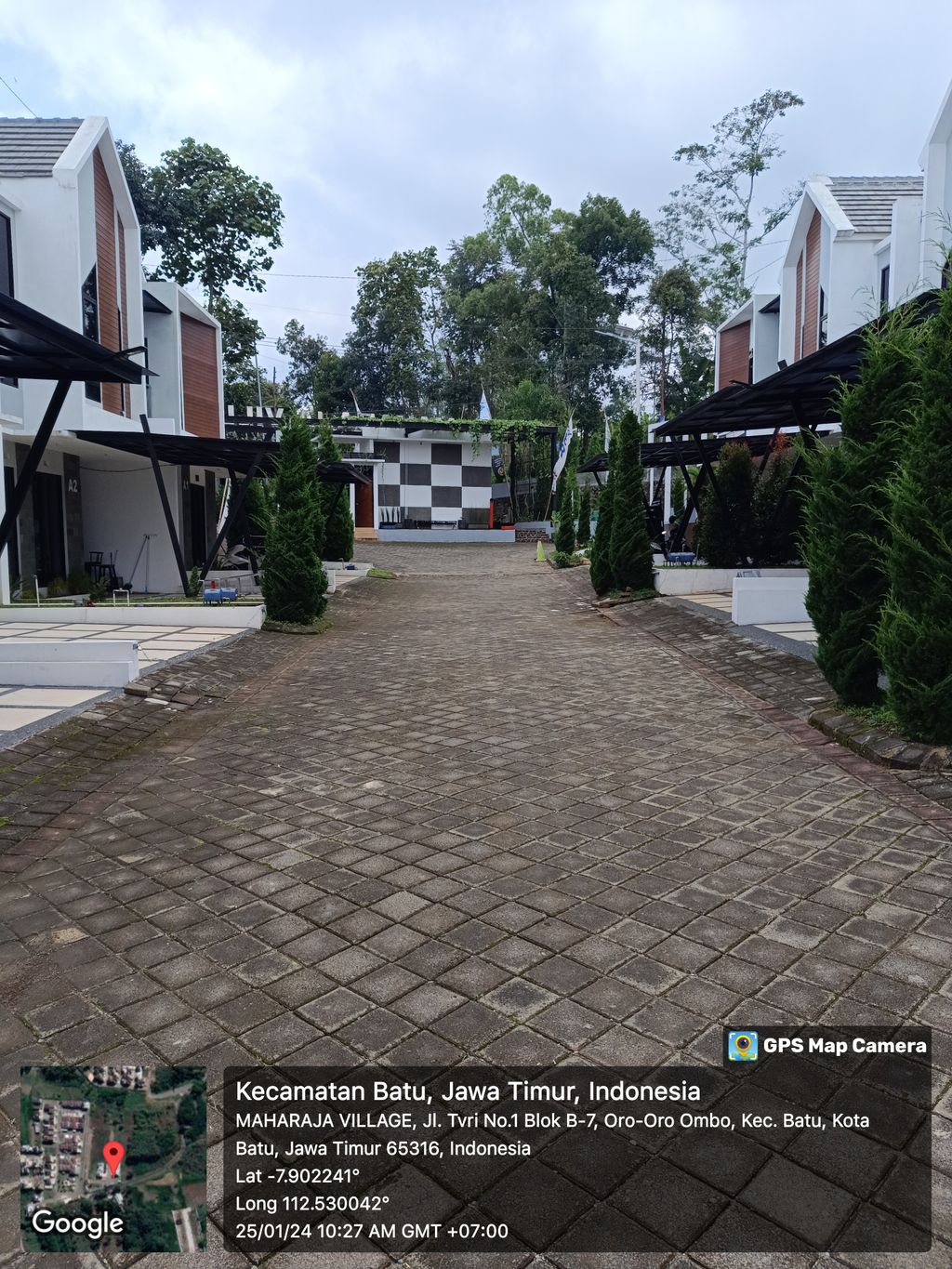 foto posisi tengah perumahan MAHARAJA VILLAGE